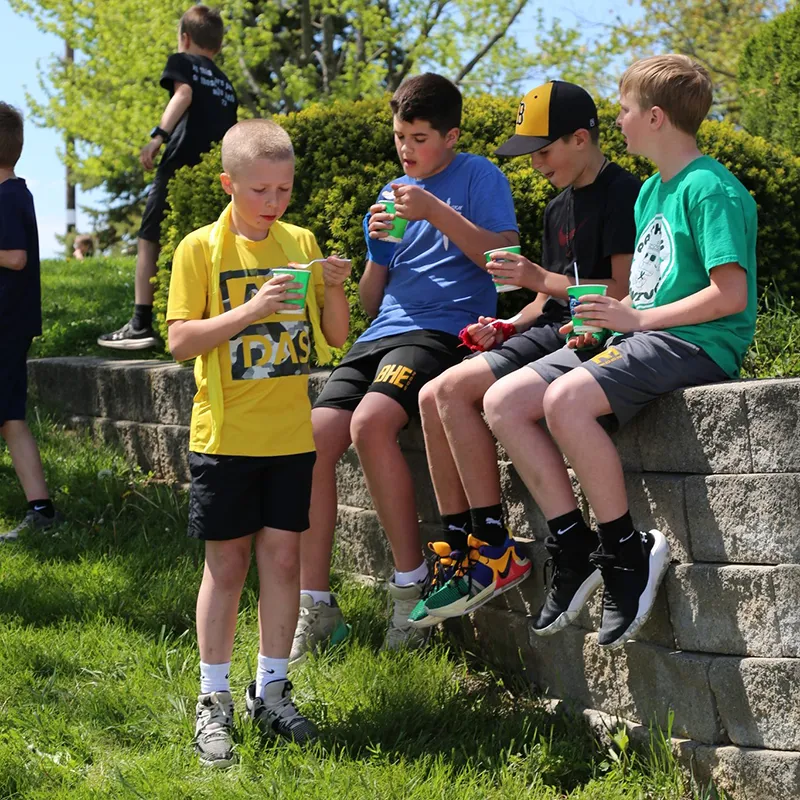 PCS Students Outside